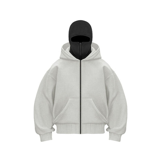 Φούτερ με κουκούλα και φερμουάρ Ninja για άνδρες και γυναίκες