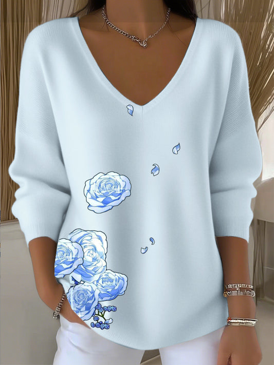 Γυναικείο μπλουζάκι με λουλούδια