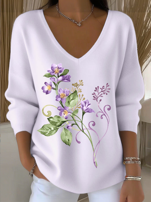 Γυναικείο μπλουζάκι με λουλούδια