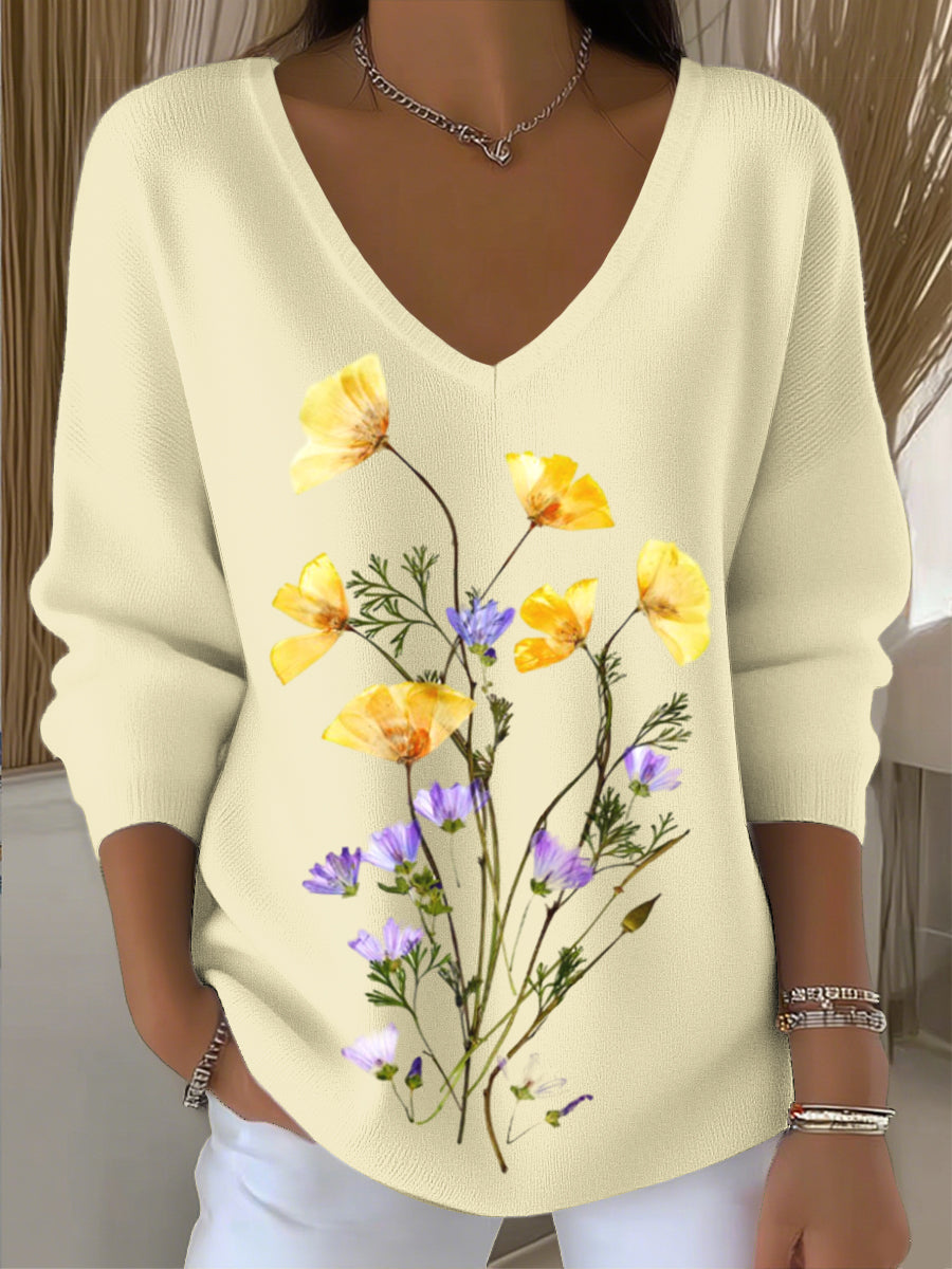 Γυναικείο μπλουζάκι με λουλούδια