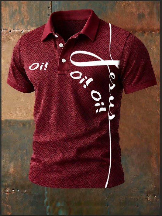 Ανδρικά Vintage Βραζιλιάνικα Casual Πόλο πουκάμιση