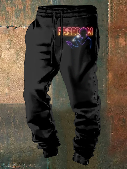 Ανδρών Charlie Kirk Ελευθερία τυπωμένα κορδόνια κορδόνια