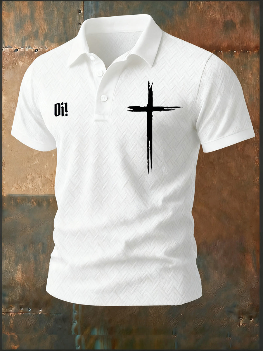 Ανδρικά Vintage Βραζιλιάνικα Casual Πόλο πουκάμιση