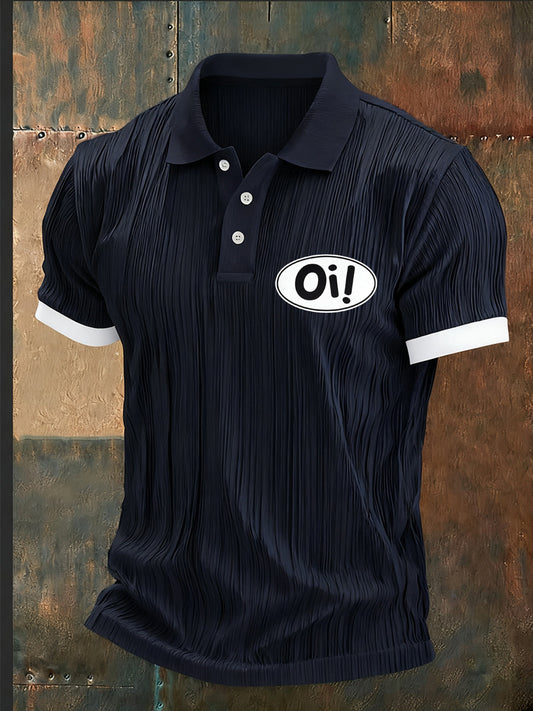 Ανδρικά Vintage Βραζιλιάνικα Casual Πόλο πουκάμιση