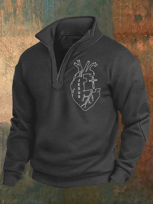 Retro Faith Εκτύπωση περιστασιακή Πόλο πουκάμιση