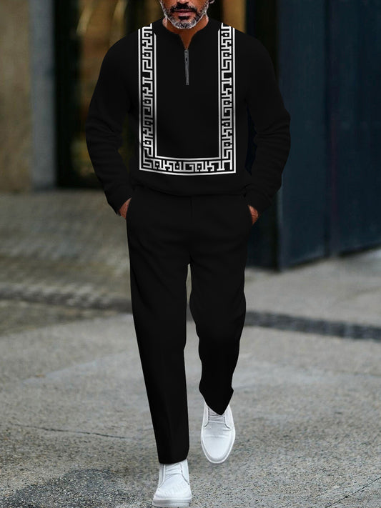 Ανδρικά ελάχιστα ελάχιστα παντελόνια μακριά παντελόνια σετ δύο τύπων