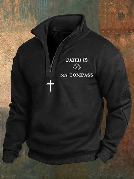 Retro Faith Εκτύπωση περιστασιακή Πόλο πουκάμιση