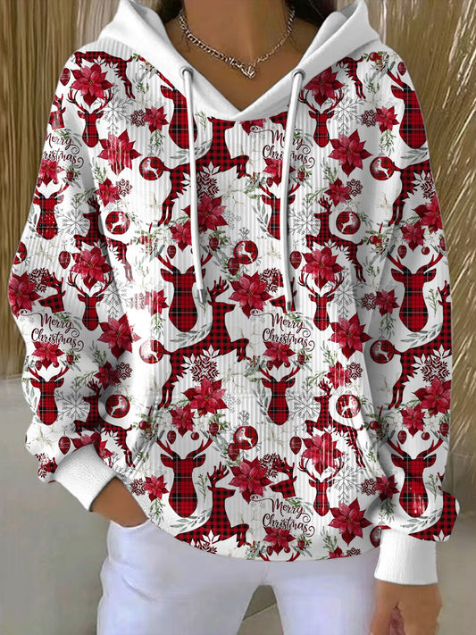 Χριστούγεννα των γυναικών Ταράνδους κουκούλας