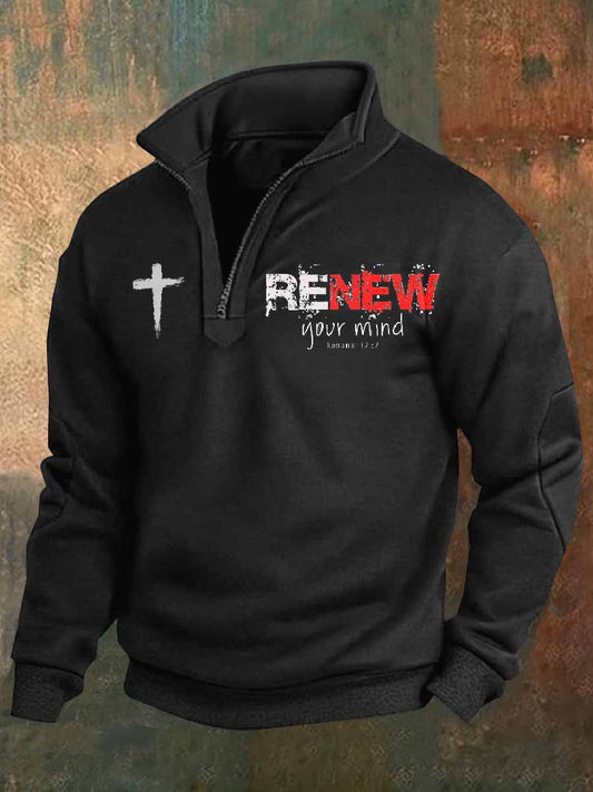 Retro Faith Εκτύπωση περιστασιακή Πόλο πουκάμιση