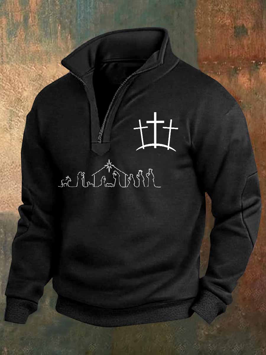 Retro Faith Εκτύπωση περιστασιακή Πόλο πουκάμιση