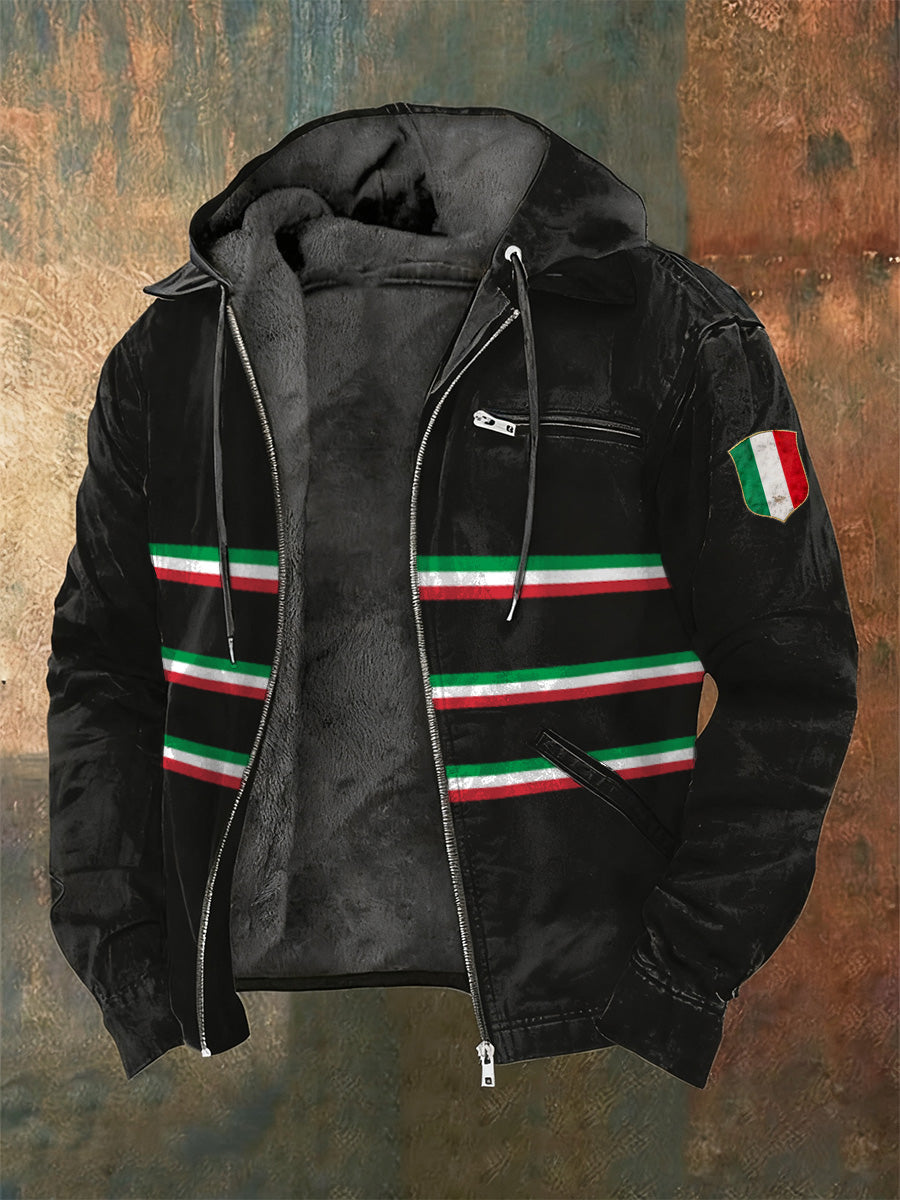 Ανδρική ιταλική τέχνη Εκτύπωση μακρύ μανίκι σακάκια