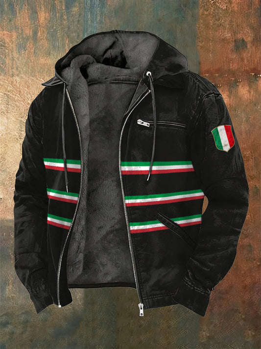 Ανδρική ιταλική τέχνη Εκτύπωση μακρύ μανίκι σακάκια