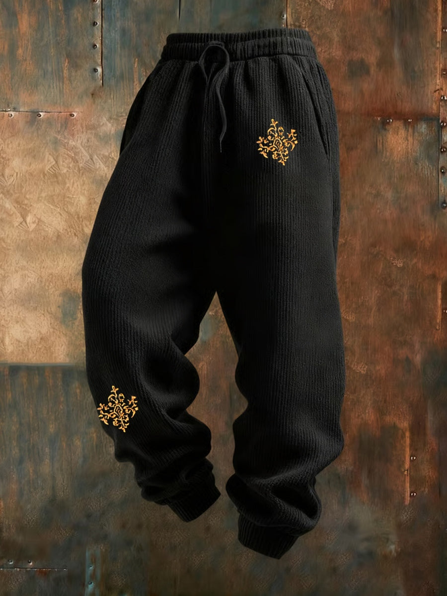 Ανδρικά Retro Vintage Εκτύπωση επιχειρήσεων χαλαρά περιστασιακά παντελόνια