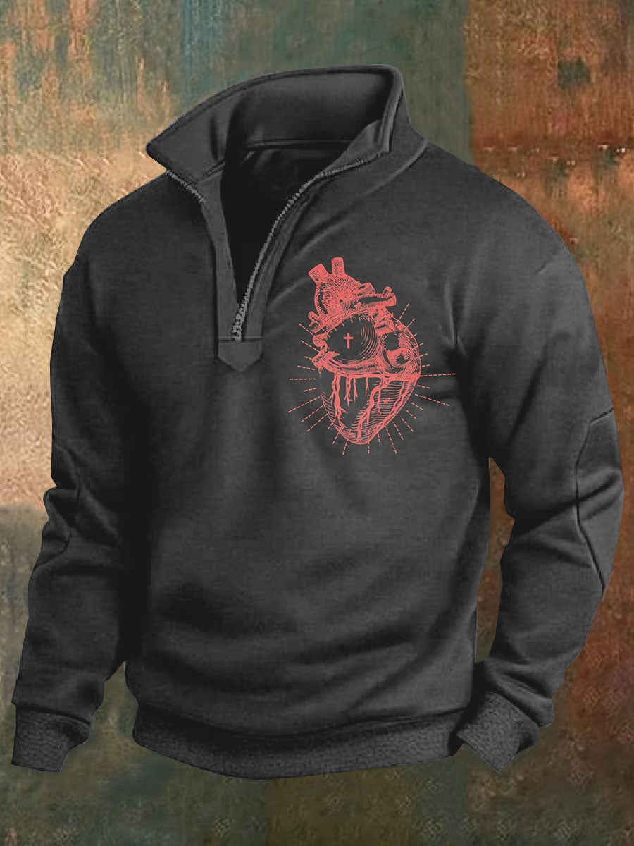 Retro Faith Εκτύπωση περιστασιακή Πόλο πουκάμιση