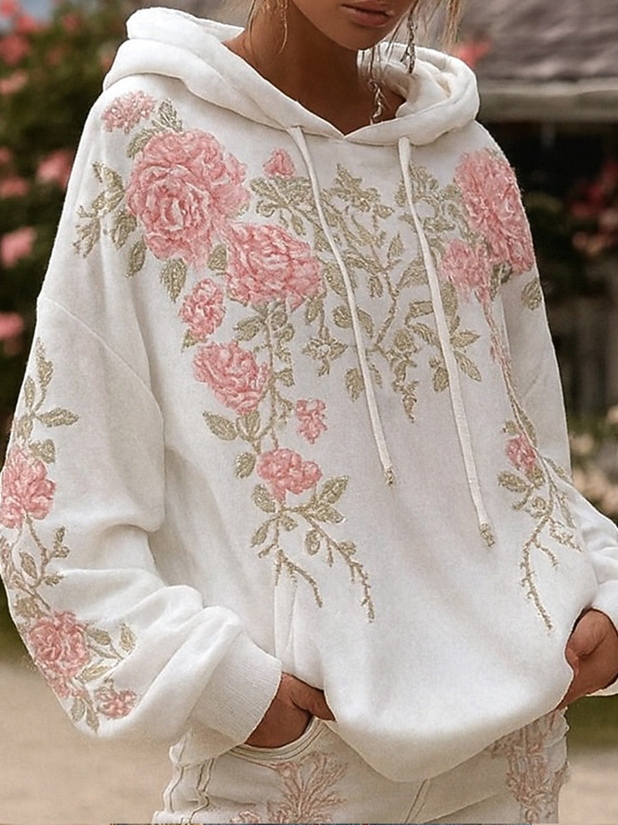 Γυναικείο Vintage Bohemian Patchwork λουλούδια περίπτωση κουκούλας