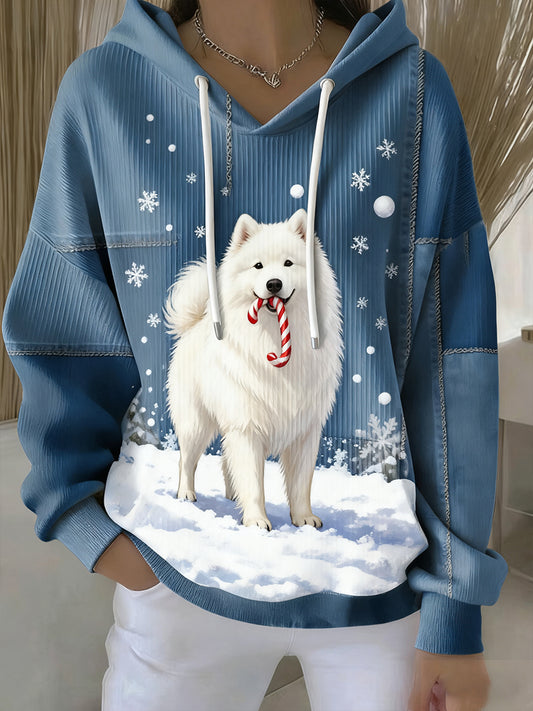 Γυναικείο Vintage ζώα Τέχνη Εκτύπωση περιστασιακή Retro Hoodi