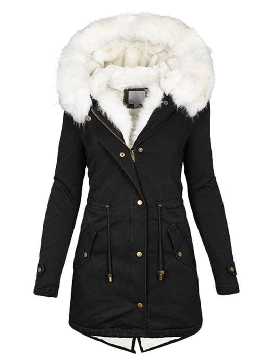 Γυναικείο ρετρο βαμβακερό σακάκι, πυκνό και ζεστό