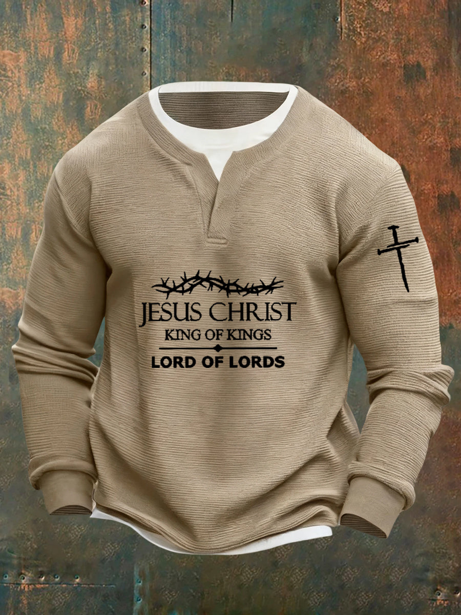 Ανδρική τέχνη πίστη τυχαία ψεύτικο δύο τεμάχια