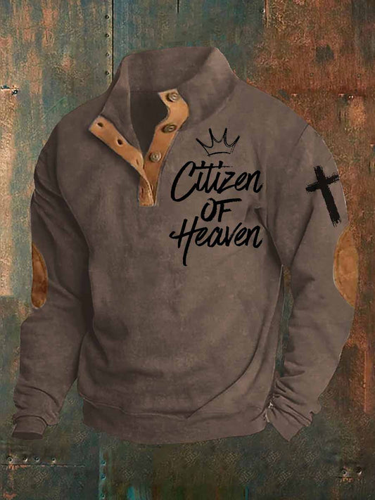 Ανδρών Retro Faith Φούτερ εκτύπωσης