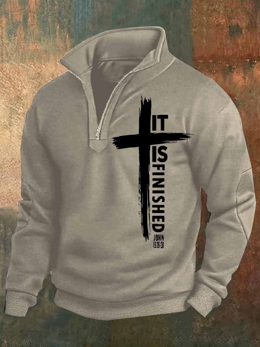 Ανδρική Ρέτρο Σταυρός Πίστη περιστασιακή Πόλο πουκάμιση