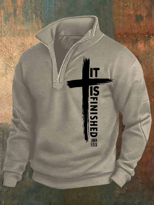 Ανδρική Ρέτρο Σταυρός Πίστη περιστασιακή Πόλο πουκάμιση