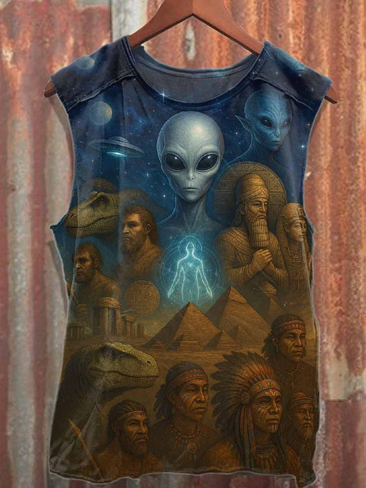 Ανδρική τυπωμένη δεξαμενή κορυφή