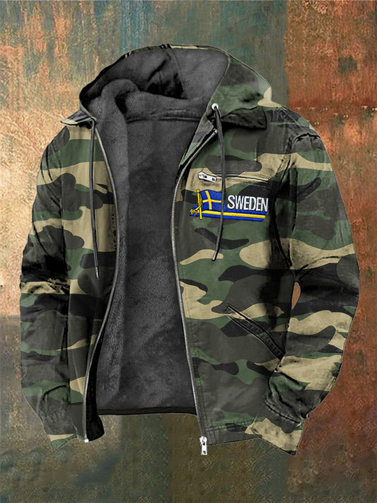 Μέι Σουδέν tryckt långärmad κουκούτσι τζάκα