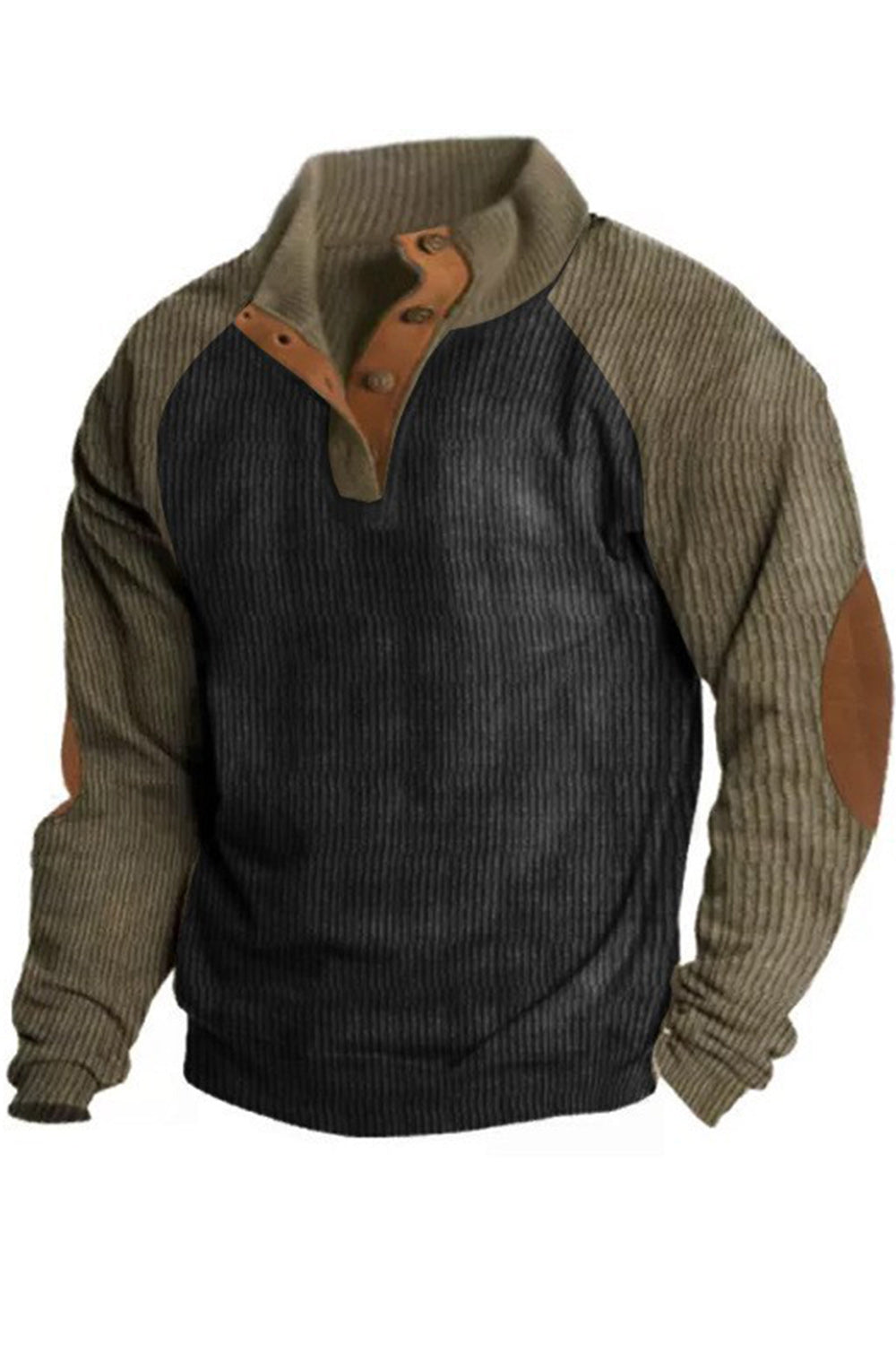 Αντρική γιαγιά γιαγιά τσιτ ράψιμο χρώμα χαλαρή άνετη πόρπη πουλόβερο