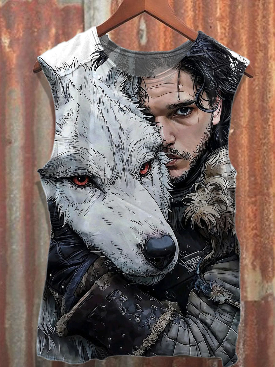 Retro Γκράφιτι Εκτύπωση Casual βαμβάκι δεξαμενή κορυφή