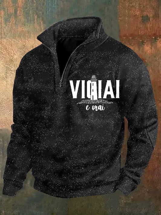 Retro Faith Εκτύπωση περιστασιακή Πόλο πουκάμιση