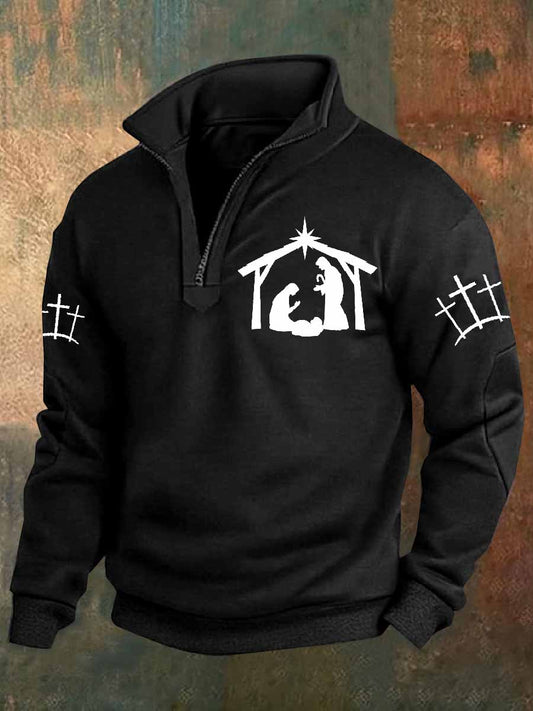 Retro Faith Εκτύπωση περιστασιακή Πόλο πουκάμιση