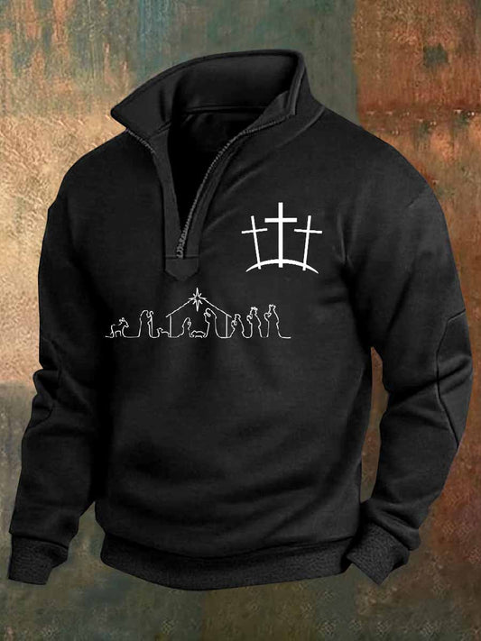 Retro Faith Εκτύπωση περιστασιακή Πόλο πουκάμιση