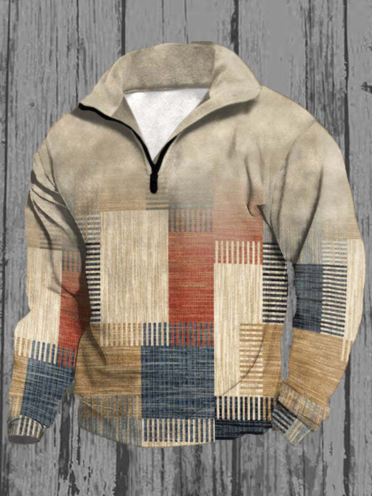 Ανδρικά Ρέτρο Δυτική Εκτύπωση Casual Top Retro Western