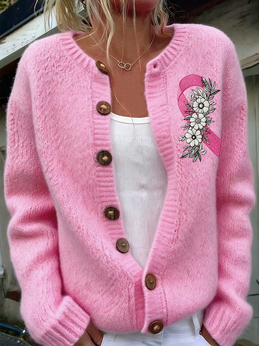 Γυναικείο Vintage ζώα ανθοπωλείς τέχνη Casual Cardigan Top κορυφαίο