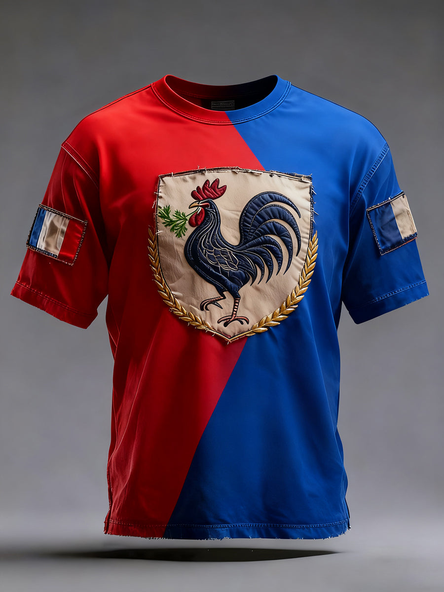 Ανδρικά Vintage γαλλική σημαία Ricard θλιβερή απώλεια μπλούζα