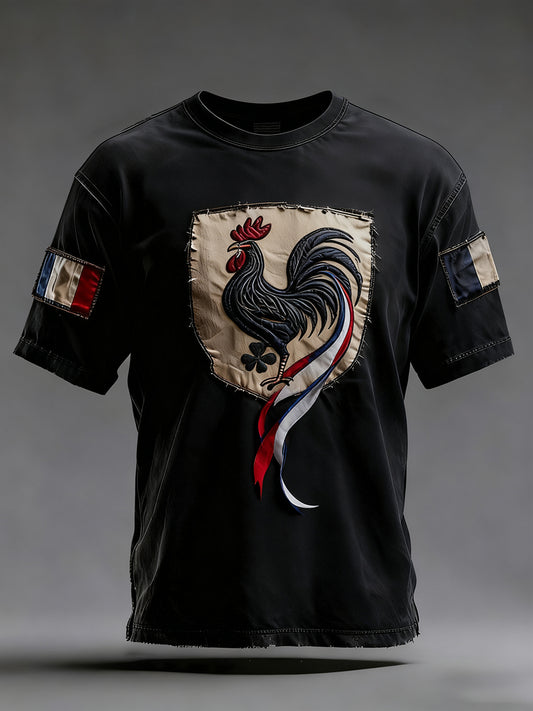 Ανδρικά Vintage γαλλική σημαία Ricard θλιβερή απώλεια μπλούζα