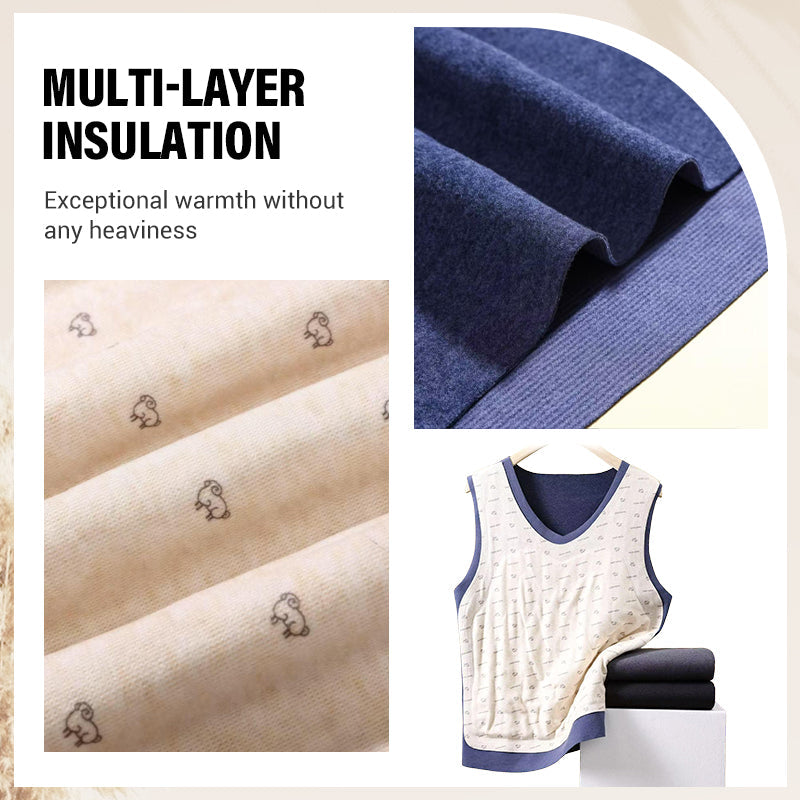 Ανδρικό αδιάβροχο θερμικό γιλέκο σε μονόχρωμη απόχρωση