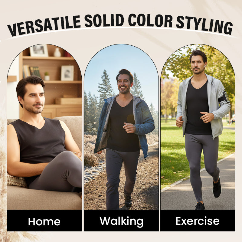 Ανδρικό αδιάβροχο θερμικό γιλέκο σε μονόχρωμη απόχρωση