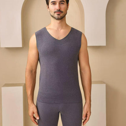 Ανδρικό αδιάβροχο θερμικό γιλέκο σε μονόχρωμη απόχρωση