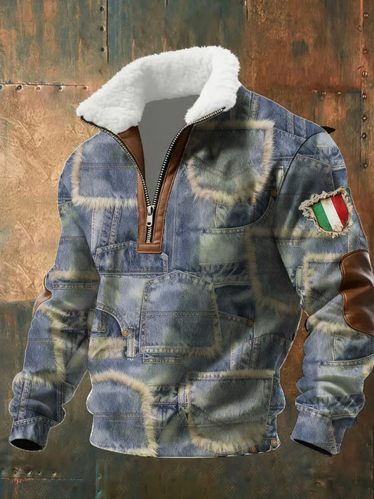 Ανδρικά Ρέτρο περιστασιακό πυκνό πούτσο