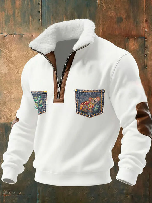 Ανδρικά Ρέτρο περιστασιακό πυκνό πούτσο