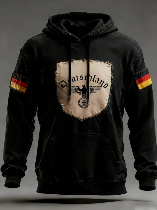 Ανδρικά Vintage γερμανική σημαία τέχνη εκτύπωση