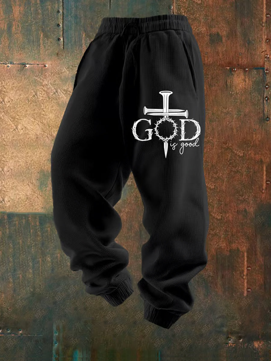 Ανδρική Retro Πίστη Εκτύπωση Χαλαρά περιστασιακά παντελόνια