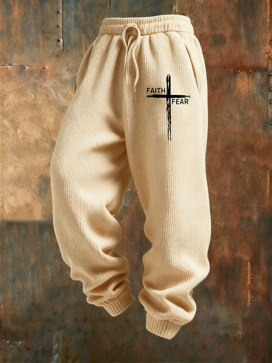 Ανδρική Retro Πίστη Εκτύπωση Χαλαρά περιστασιακά παντελόνια