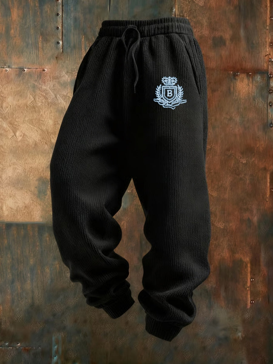 Ανδρικά Retro Vintage Εκτύπωση επιχειρήσεων χαλαρά περιστασιακά παντελόνια