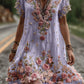 Γυναικεία Retro Bohemian Floral Φόρεμα