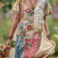 Γυναικεία Retro Bohemian Floral Φόρεμα