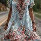 Γυναικεία Retro Bohemian Floral Φόρεμα
