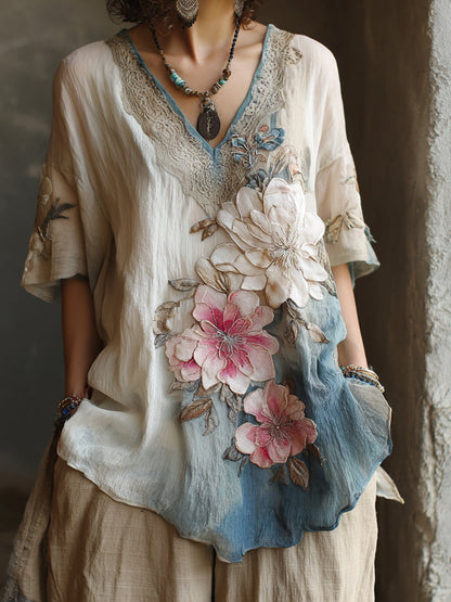 Γυναικείο Ρέτρο Μποέμ Ανθοπωλείο