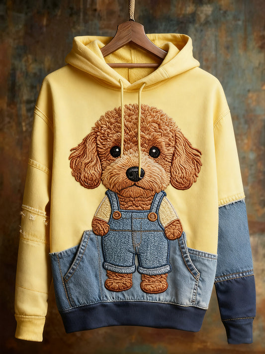 Unisex ζωική τέχνη εκτύπωση Casual Vintage Hoodie Hoodie